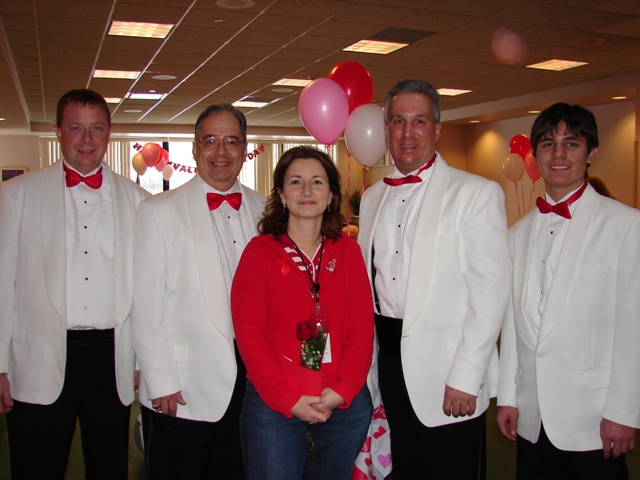 Singing Valentine quartet